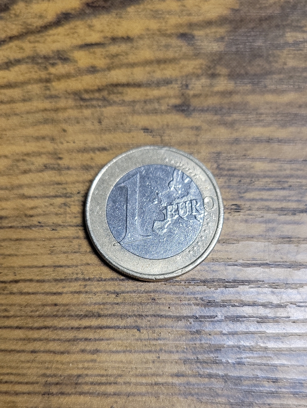 2010 1 Euro Coin - Gold and Silver